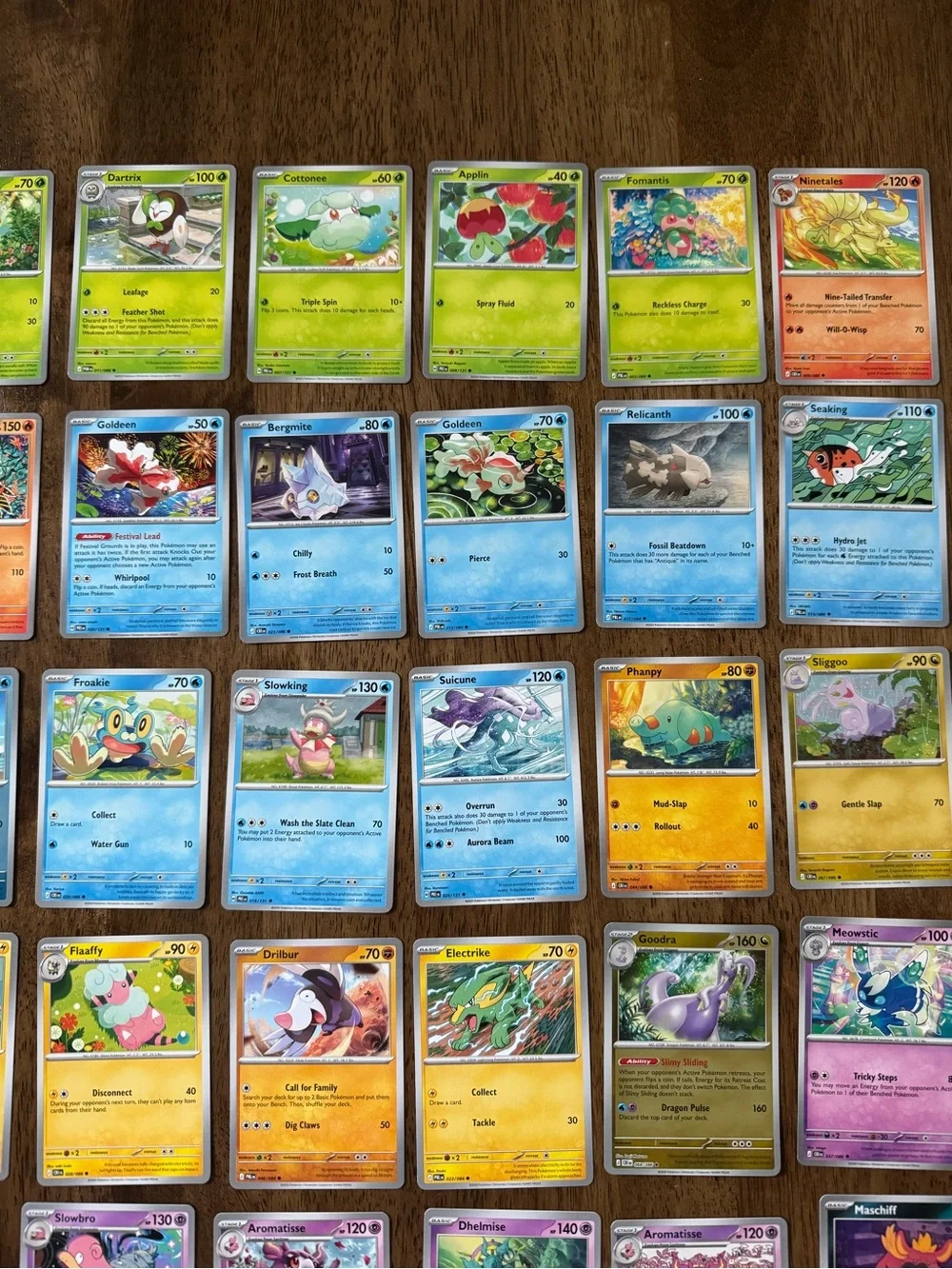 Pokémon Cuties Only 54 Card Lot - Prismatic, Perfect Order, PB, CR + Sleeve Set